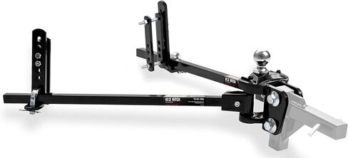 Fastway e2 2-Point Sway Control Trunnion Hitch، 92-00-1065، تصنيف وزن المقطورة 10000 رطل، تصنيف وزن اللسان 1000 رطل، مجموعة توزيع الوزن تتضمن ساق وصلة ربط قياسية، الكرة متضمنة in Kuwait