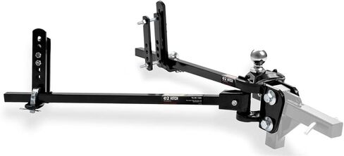 Fastway e2 2-Point Sway Control Trunnion Hitch، 92-00-1065، تصنيف وزن المقطورة 10000 رطل، تصنيف وزن اللسان 1000 رطل، مجموعة توزيع الوزن تتضمن ساق وصلة ربط قياسية، الكرة متضمنة in Kuwait