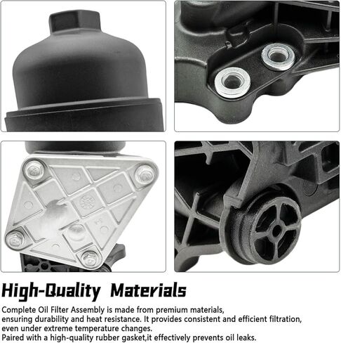 26300-3CAB1 Engine Oil Filter and Housing Assembly Fit for Kia Sedona Sorento Cadenza Fit for Hyundai Santa Fe Azera Replace 26300-3CAB0 in Saudi Arabia