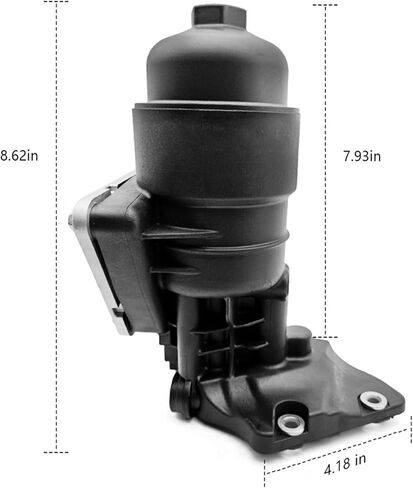 26300-3CAB1 Engine Oil Filter and Housing Assembly Fit for Kia Sedona Sorento Cadenza Fit for Hyundai Santa Fe Azera Replace 26300-3CAB0 in Saudi Arabia