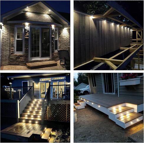 1W Buried Light, DC12-24V, 3000K,Outdoor Embedded LED Light, Mini Buried Light, Outdoor Buried Light, Foot Light, and Well Light (3000K,6 Pack) in Kuwait