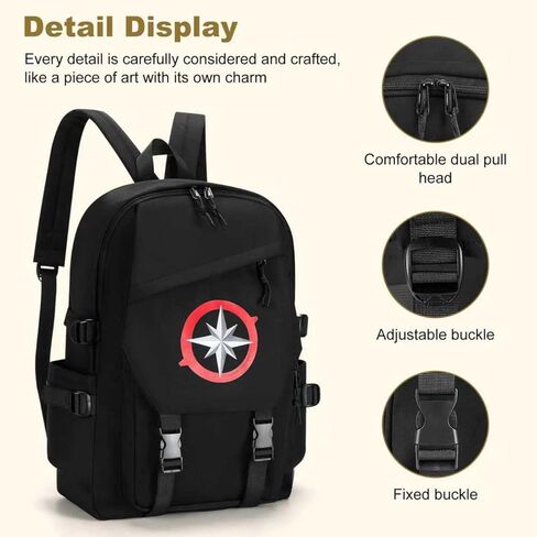 حقيبة ظهر Stray Backpack من Merch Skz، حقيبة ظهر كاجوال للسفر للكمبيوتر المحمول من أجل هدايا لمحبي البقاء in Saudi Arabia
