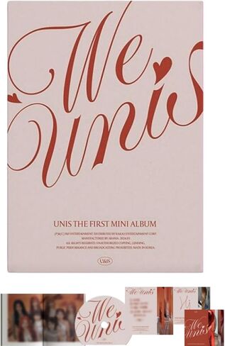 UNIS We Unis [START Ver.] 1st MIni Album CD + Photobook + 2 Photocard + Postcard + Sticker + Poster (Superwoman) in Saudi Arabia