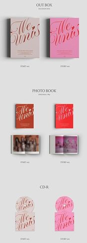 UNIS We Unis [START Ver.] 1st MIni Album CD + Photobook + 2 Photocard + Postcard + Sticker + Poster (Superwoman) in Saudi Arabia
