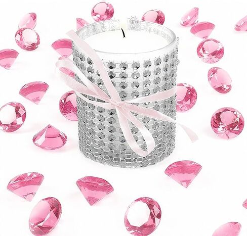 1 Yards Rhinestone Ribbon Roll, 24 Row Rhinestone Strip, Bling Wrap Diamond Ribbon Strip for Wedding Cake DIY Party Supplies, Silver in Saudi Arabia