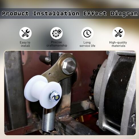 Heavy Duty Chain Roller Tensioner w/Spring 110cc 125cc 140cc Dirt Pit Pro Dirt Bike 4 wheeler Black in Kuwait