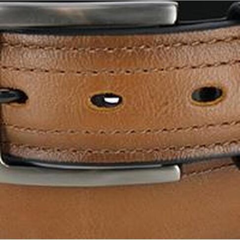 Dickies Men's Reinforced Leather 1 1/2 Inch Work Belt, Small, Brown in Saudi Arabia