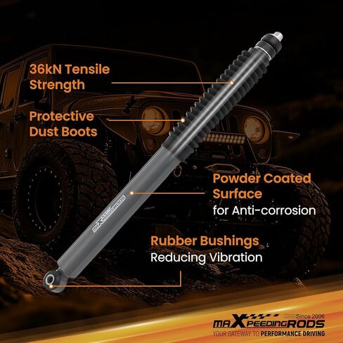 maXpeedingrods 0-4" Rear Shock Absorbers for Ram 2500 2014-2023 2WD 4WD, G1 Version in Saudi Arabia