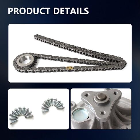 AUCERAMIC Timing Chain Kit with VVT Sprockets & Water Pump Fit for 2007-2016 Mini Cooper 2011-2016 Mini Cooper Countryman 2013-2016 Paceman 1.6L L4 Replace# 11517550484 AW6244 11311439853 11517551484 in Saudi Arabia
