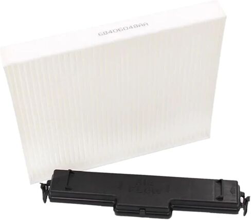 68406048AA 68318365AA 68052292AA Car Air Conditioner Filter A/C Cabin Filter Cover for Dodge Ram 1500 2500 3500 for Jeep Chrysler in Saudi Arabia