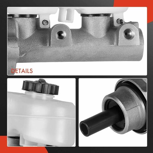 A-Premium Brake Master Cylinder with Reservoir and Cap Compatible with Dodge and Jeep Vehicles - Dakota 1997-1998, Wrangler 1997-2006 - Replaces 4798157 in Saudi Arabia