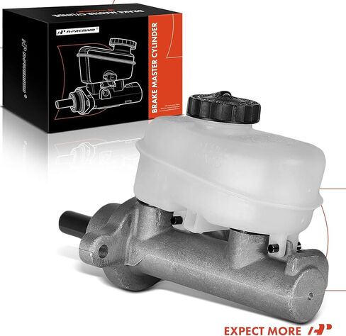A-Premium Brake Master Cylinder with Reservoir and Cap Compatible with Dodge and Jeep Vehicles - Dakota 1997-1998, Wrangler 1997-2006 - Replaces 4798157 in Saudi Arabia