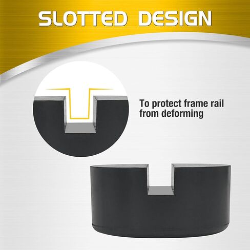 TONDA Floor Jack Rubber Pad, Universal Jack Pad Adapter, Pinch Weld Side Frame Rail Protector, 1 Pack in Kuwait