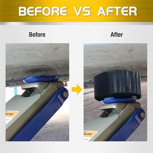 TONDA Floor Jack Rubber Pad, Universal Jack Pad Adapter, Pinch Weld Side Frame Rail Protector, 1 Pack in Kuwait