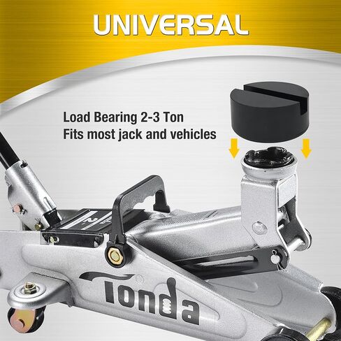 TONDA Floor Jack Rubber Pad, Universal Jack Pad Adapter, Pinch Weld Side Frame Rail Protector, 1 Pack in Kuwait
