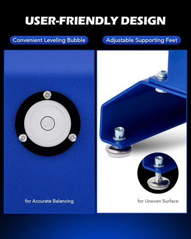 Orion Motor Tech موازن عجلة الدراجة النارية وحامل Truing، حامل موازن الإطارات لعجلة الدراجة النارية مع مؤشر Truing قابل للتعديل، حامل Truing لعجلة الدراجة شديدة التحمل للدراجة الرياضية الترابية in Saudi Arabia