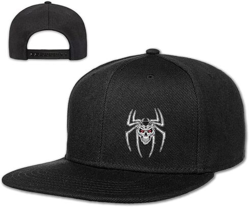 Negi شقة بيل القبعات للرجال بارد روك رول جمجمة قبعة الهيكل العظمي اليد رجل Snapback قبعة البيسبول قبعة سوداء Snapback القبعات لصبي النساء قابل للتعديل شقة حافة مسطحة in Saudi Arabia