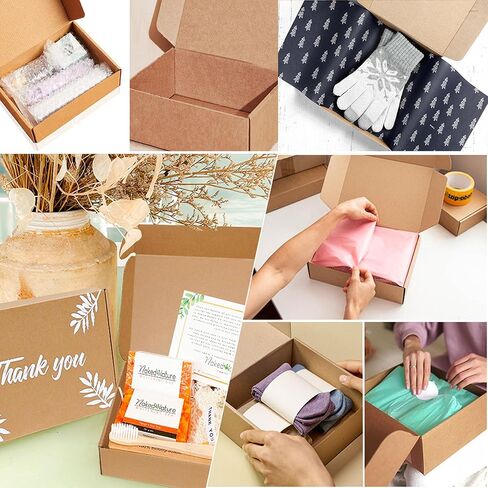 Shipping Boxes Inner Measurement 7x5x2 inches Brown Small Mailing Boxes 50 Pack Cardboard Corrugated Box Mailers (7X5X2) in Saudi Arabia