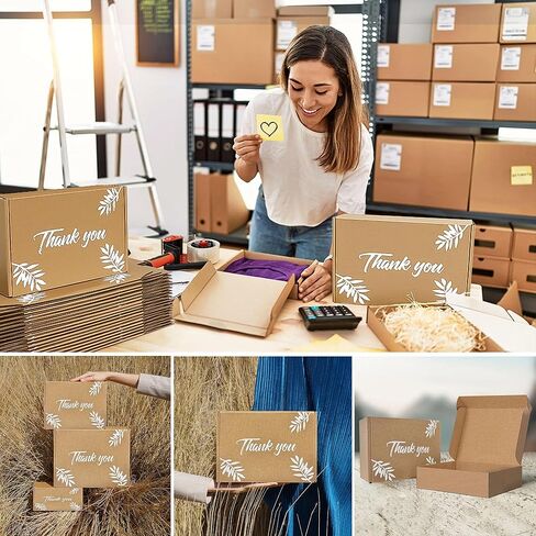 Shipping Boxes Inner Measurement 7x5x2 inches Brown Small Mailing Boxes 50 Pack Cardboard Corrugated Box Mailers (7X5X2) in Saudi Arabia