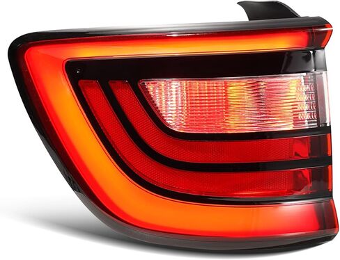 مصابيح خلفية LED متوافقة مع مصابيح دودج دورانجو الخلفية 2014-2022 مصباح الفرامل الخلفي الخلفي الخلفي لاستبدال مصباح الفرامل OEM#68272127AB CH2800206 (جانب السائق الأيسر) in Kuwait