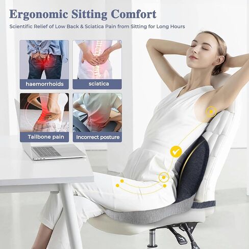 وسادة مقعد لسائق الشاحنة، وسادة مقعد من الإسفنج الذكي مع حزام قابل للتعديل، وسادة مقعد سائق نصف شاحنة لدعم الظهر أثناء الجلوس لفترة طويلة وتخفيف آلام عرق النسا، ملحقات شبه شاحنة in Kuwait