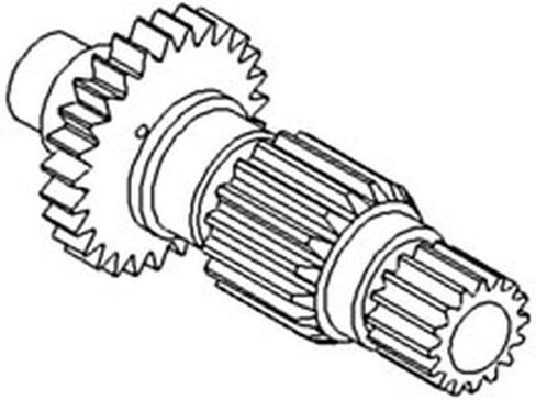 Replacement Parts For Auto Moto Truck Tractor OEM For E2NN7C094DA Main Shaft Fits Ford Tractors 5000 5100 5200 7000 7100 7200 Mod-JZ985-3067 in Saudi Arabia