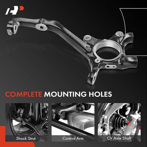 A-Premium 2 x Front Suspension Steering Knuckle Compatible with Toyota Tacoma 2005-2019, 4WD or Pre Runner Model Only, Replace # 43212-04050 in Saudi Arabia