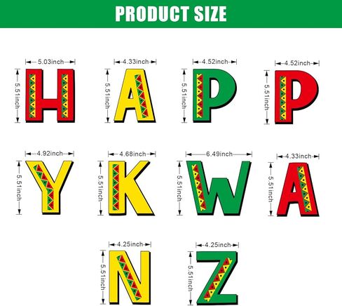 36 PSC Kwanzaa Bulletin Board Decorations Set - Kwanzaa Decorations Happy Kwanzaa's Wall Decoration Kwanzaa's Classroom Decor for Happy Kwanzaa African American Party Office Classroom Home Ornaments in Saudi Arabia