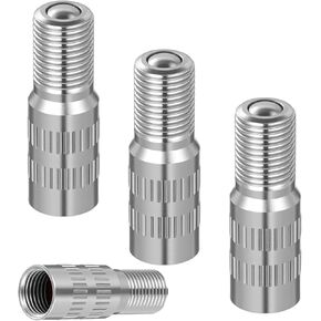 6 قطع 27 ملم صمام الإطارات موسع برغي على غطاء صمام السيارة الجذعية موسعات عالمية مطلية بالنحاس عجلة الإطارات قبعات محول موسع لسيارة شاحنة دراجة نارية اكسسوارات الرجال الفضة in Kuwait