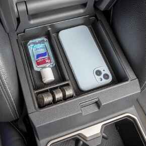 صينية تنظيم وحدة التحكم المركزية JKCOVER متوافقة مع ملحقات Toyota 4Runner 2010-2021 2022 2023 2024 وKia Telluride 2020-2024، وإدراج صندوق مسند الذراع للتخزين الثانوي ABS المواد السوداء in Kuwait