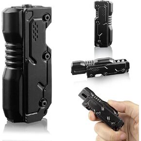 Metal Fidget Slider Toy for Adults, Cool Magnet Push Pull Robot Gun Barrel Design EDC Stress Relief Toys for ADHD & Anxiety, Magnetic Executive Desk Figet for Office, Home, Travel (Black) in Kuwait
