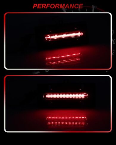 MODIPIM 5 قطع من مصابيح الشبكة الأمامية LED باللون الأحمر لسيارة Ford F150 XL/XLT/XLT Sporting 2021-2023 مجموعة إضاءة الجري بعدسات مدخنة مع مجموعة أسلاك in Kuwait