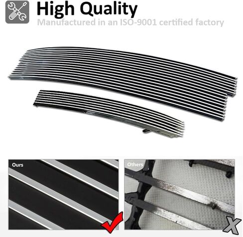 Polished Upper Bumper Billet Grille Fits 1997-1998 Ford Expedition/F-150 4WD Bar Replacemnt Billet Grille Combo in Saudi Arabia