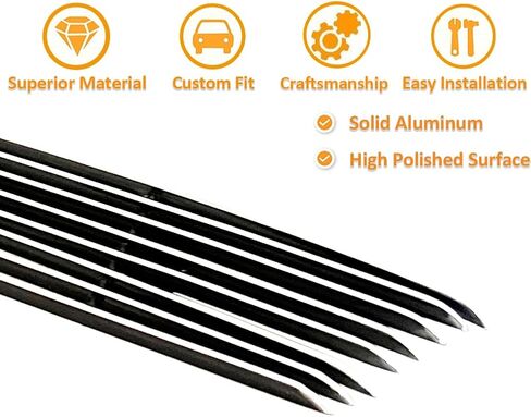Fits Kia Optima 2011 2012 2013 LX EX Main Upper Lower Bumper Aluminum Chrome Billet Grille Insert Grill Combo(Upper+Bumper) in Saudi Arabia