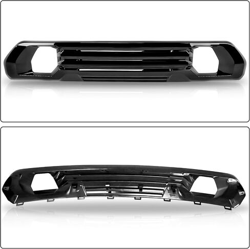 مصد شبكة الشواية الأمامية السفلية من Partsflow جميع الكروم لـ 2019-2022 GMC Sierra 1500 AT4 Denali style 84176747 in Kuwait