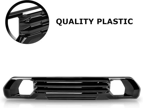 مصد شبكة الشواية الأمامية السفلية من Partsflow جميع الكروم لـ 2019-2022 GMC Sierra 1500 AT4 Denali style 84176747 in Kuwait