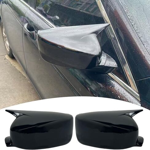 غطاء مرآة جانبية، لسيارة Honda Accord 9TH 2013 2014 2015 2016 2017، أغطية مرايا خلفية جانبية من ألياف الكربون ملحقات طقم الجسم للسيارات (مصممة للنماذج ذات إشارات الانعطاف) in Kuwait