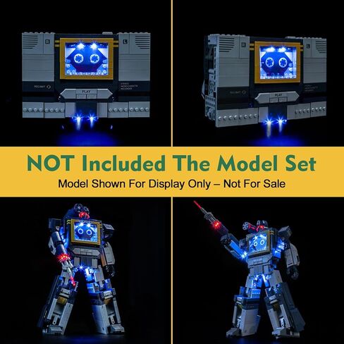 طقم إضاءة متوافق مع محولات Lego 10358: Soundwave - لا يوجد نموذج فقط، ملحقات إضاءة LED متوافقة مع محولات Lego: Sonic (الإصدار القياسي) in Saudi Arabia