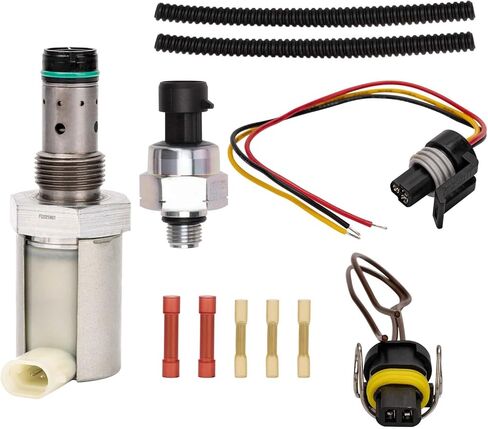 صمام maxpeedingrods 6.0 IPR مع مستشعر تحكم ICP وضفيرة لسيارة Ford Super Duty F250 F350 F450 F550 E350 E450 Excursion 2003 2004، 3C3Z9C968AA 1807329C92 in Saudi Arabia