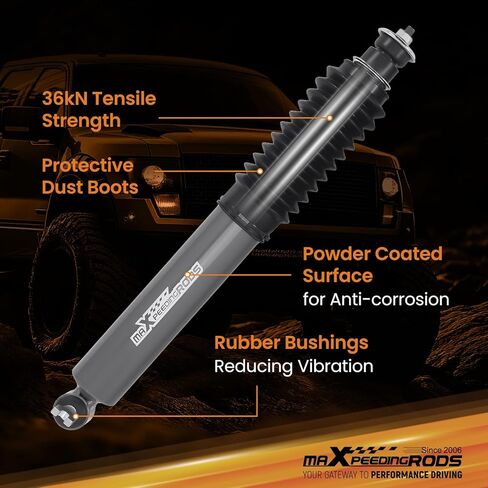 maXpeedingrods 1.5-3" Front Shock Absorbers for Dodge Ram 1500 2WD 2002-2008, G1 Version in Saudi Arabia