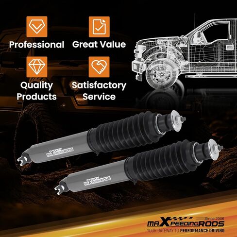 maXpeedingrods 1.5-3" Front Shock Absorbers for Dodge Ram 1500 2WD 2002-2008, G1 Version in Saudi Arabia