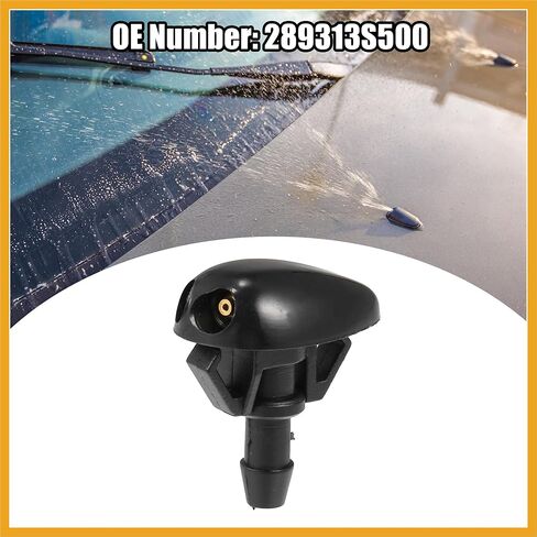 Windshield Wiper Washer Nozzle Spray Jet for Nissan Frontier 1998-2004 for Nissan Xterra 2000-2004 No.289313S500 - Pack of 2 Replacement in Saudi Arabia