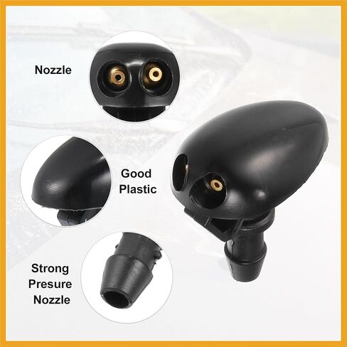 Windshield Wiper Washer Nozzle Spray Jet for Nissan Frontier 1998-2004 for Nissan Xterra 2000-2004 No.289313S500 - Pack of 2 Replacement in Saudi Arabia