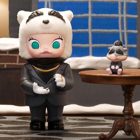 شخصيات صندوق عمياء من سلسلة POP MART Molly × Zootopia ذات العلامة التجارية المشتركة، ألعاب قابلة للتجميع، ديكورات منزلية، هدايا عيد ميلاد للعطلات للفتيات والفتيان، صندوق واحد in Kuwait