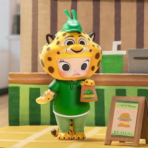 شخصيات صندوق عمياء من سلسلة POP MART Molly × Zootopia ذات العلامة التجارية المشتركة، ألعاب قابلة للتجميع، ديكورات منزلية، هدايا عيد ميلاد للعطلات للفتيات والفتيان، صندوق واحد in Kuwait