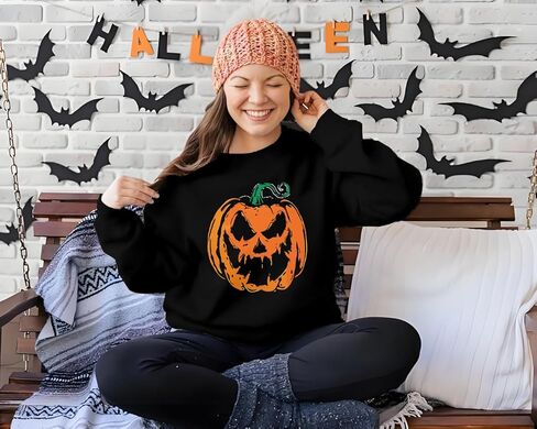 Halloween Sweatshirts for Women Halloweentown University T Shirt Funny Party Spooky Academy Pullover Sweatshirt in Kuwait