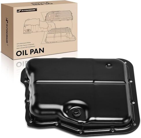 A-Premium Transmission Oil Pan with Drain Plug Compatible with Subaru Outback 2015-2021, Forester 2014-2018, Legacy 2015-2021, Ascent 2019-2021, WRX 2015-2020, 2.0L 2.4L 3.6L, Replaces 31225AA022 in Saudi Arabia