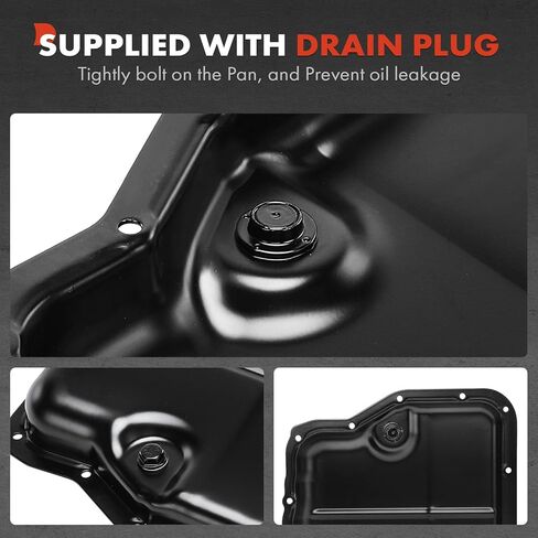 A-Premium Transmission Oil Pan with Drain Plug Compatible with Subaru Outback 2015-2021, Forester 2014-2018, Legacy 2015-2021, Ascent 2019-2021, WRX 2015-2020, 2.0L 2.4L 3.6L, Replaces 31225AA022 in Saudi Arabia