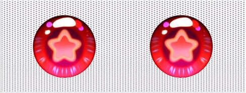 Stars Graphics fursuit Eye mesh Plastic for Making fursuit Head Materials,Eye diameter3.15in/8cm,Can Customize Graphics (Red) in Saudi Arabia