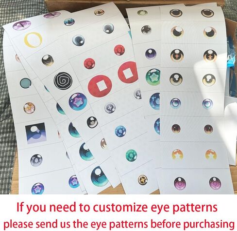 Stars Graphics fursuit Eye mesh Plastic for Making fursuit Head Materials,Eye diameter3.15in/8cm,Can Customize Graphics (Red) in Saudi Arabia